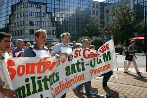 28 septembre 2005 : soutien aux Trois de St Georges