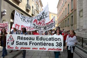 Manifestation du premier mai à Grenoble